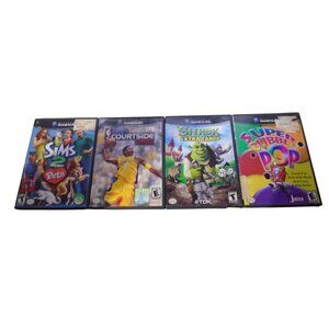 GameCube GameLot The SIMS 2Pets NBA Courtside 2002 Shrek Extra Large SuperBubble